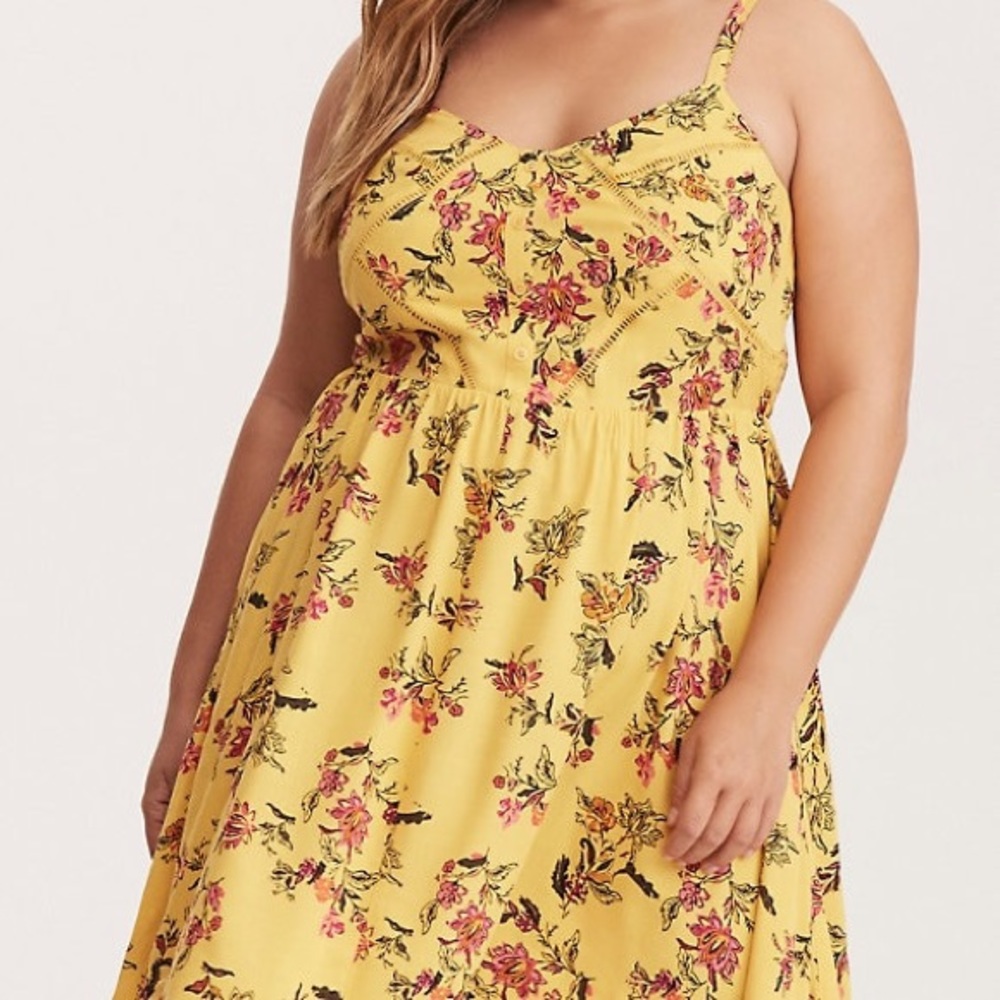 Torrid floral print sundress